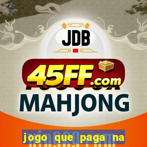 jogo que paga na hora via pix